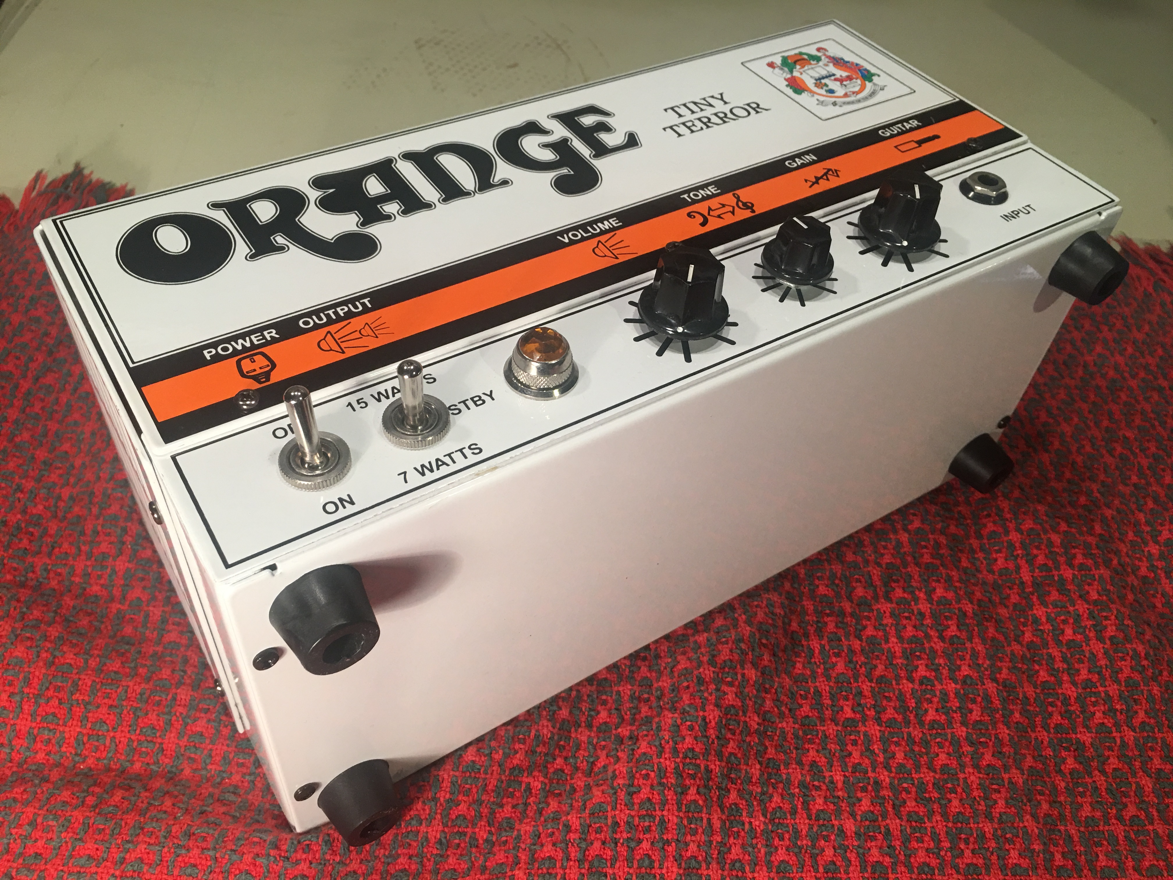 Orange Tiny Terror Head With Gig Bag Shipped Mark Wein Guitar