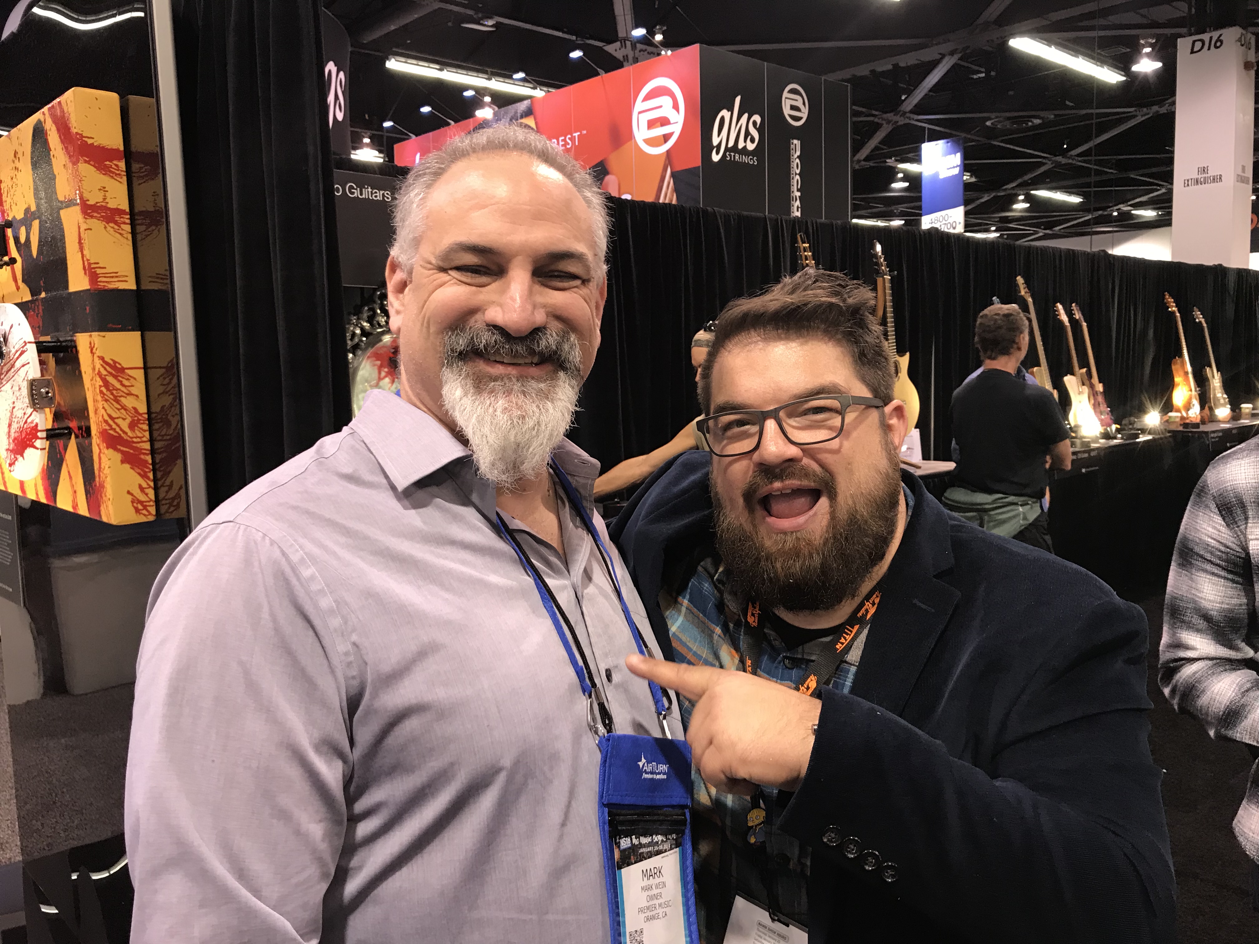 My day at Namm 2018 in a nutshell. | MarkWeinGuitarLessons.com