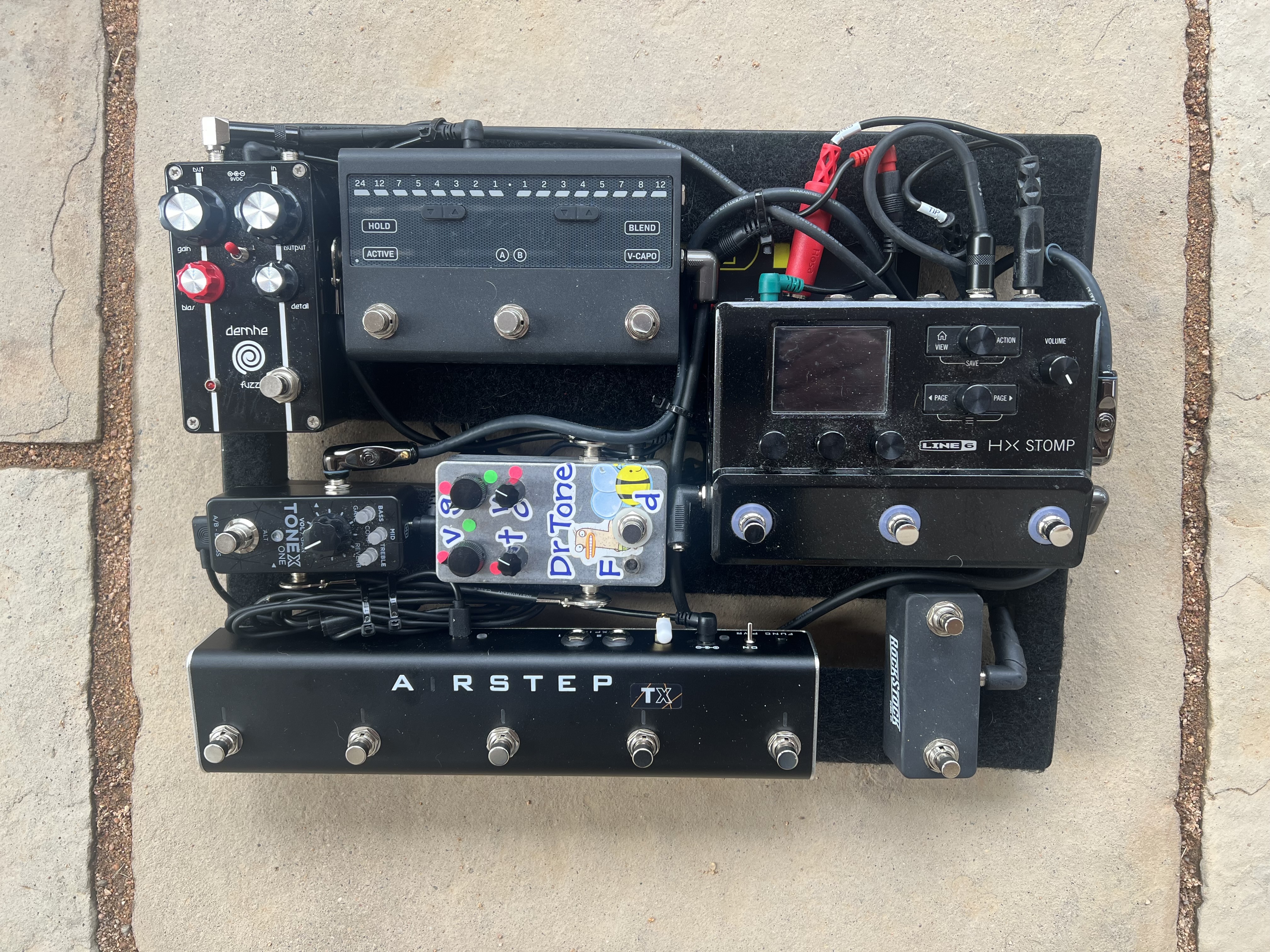 My Latest ToneX One Inspired Pedal Board | Mark Wein Guitar Lessons