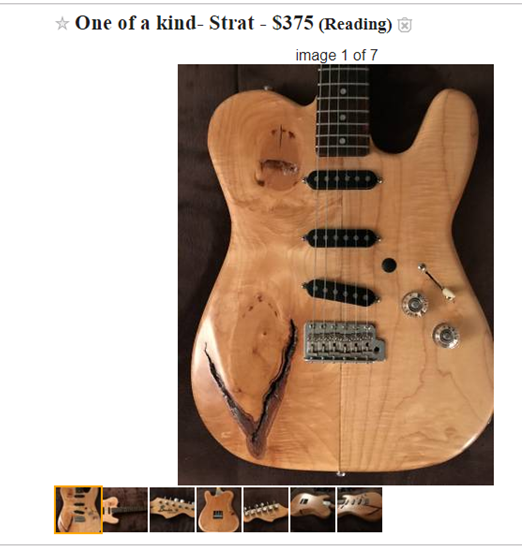 Hot or Not? One of a kind Strat Mark Wein Guitar Lessons